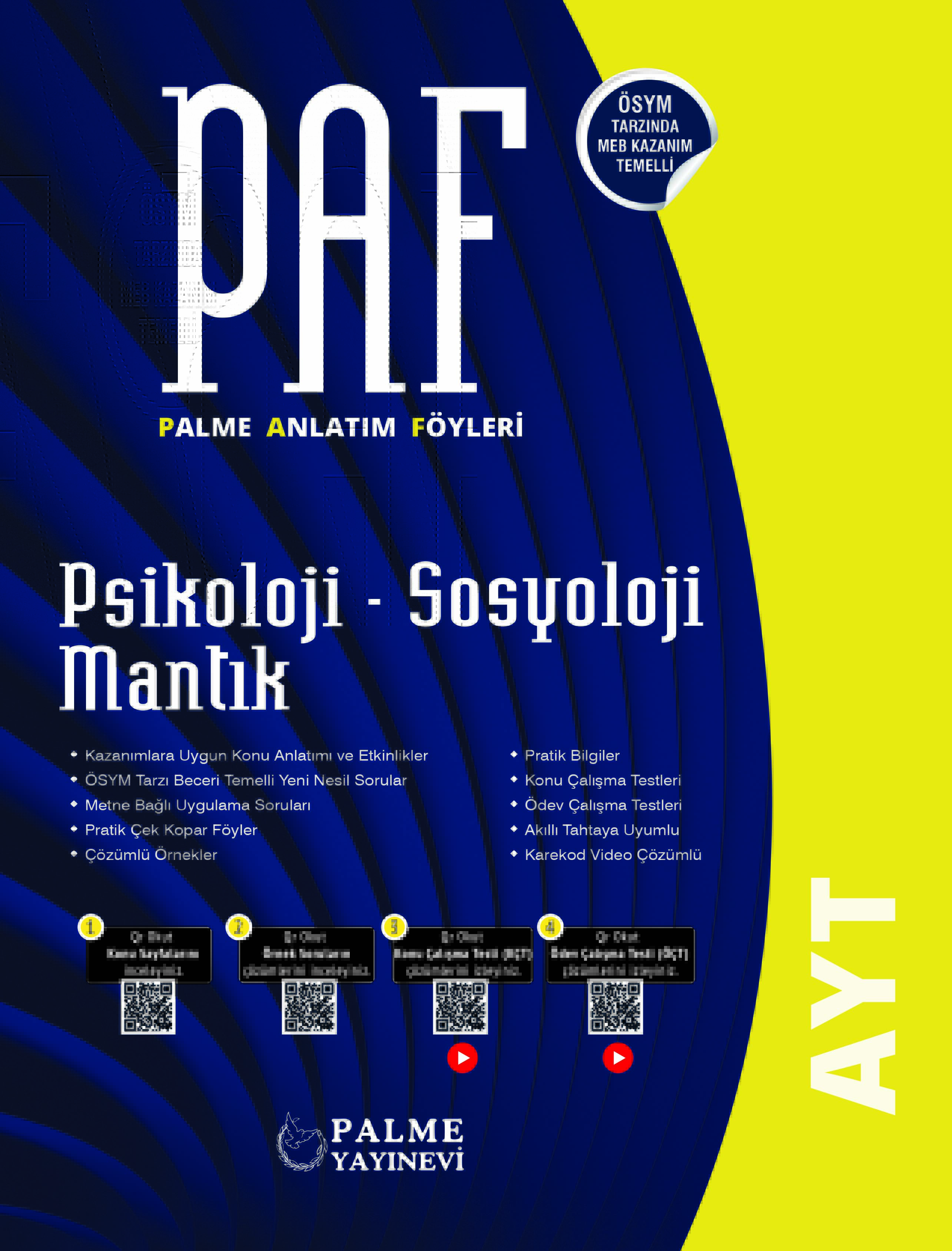 AYT Psikoloji-Sosyoloji-Mantık Paf kapak görseli